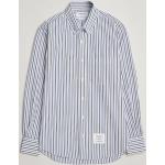 Thom Browne Button Down Poplin Shirt Navy Stripes