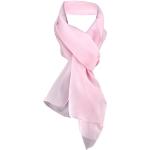 Pinke Halstørklæder i Chiffon Størrelse XL til Damer 