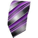 Lilak Elegant Brede slips Størrelse XL med Striber 