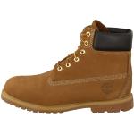 Timberland Women's 6 inch (15.2 cm) Premium Waterproof Lace-Up Boots, Brown Rust Nubuck, 38.5 EU