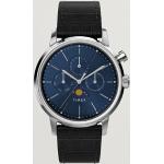 Blå Timex Marlin Quartz Kronograf Armbåndsure til Herrer 