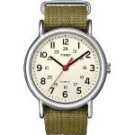 Timex Unisex Analogue Quartz Watch, olive - Unisex Weekender T2N651