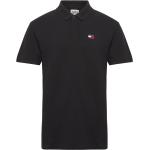 Sorte Tommy Hilfiger Kortærmede polo shirts med korte ærmer Størrelse XL 