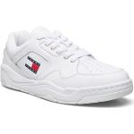 Hvide Tommy Hilfiger Low-top sneakers i Læder 