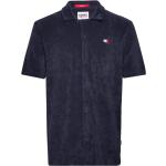 Blå Tommy Hilfiger Kortærmede skjorter med korte ærmer Størrelse XL 