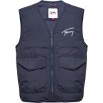Tjm Signature Light Vest Vest Navy Tommy Jeans