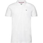 Hvide Tommy Hilfiger Kortærmede polo shirts med korte ærmer Størrelse XL 