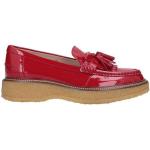 Røde Tod's Loafers i Læder med Frynser Størrelse 40 til Damer på udsalg 