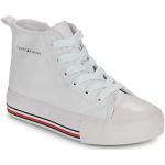Hvide Tommy Hilfiger Høje sneakers Hælhøjde op til 3 cm Størrelse 38 til Børn på udsalg 
