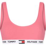 Pinke Tommy Hilfiger Økologiske Bæredygtige BH'er uden bøjle i Bomuld Størrelse XL til Damer på udsalg 