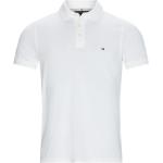 Hvide Tommy Hilfiger Kortærmede polo shirts Størrelse XXL til Herrer 