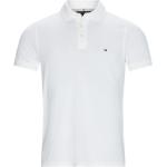 Hvide Tommy Hilfiger Kortærmede polo shirts Størrelse XL til Herrer 