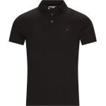 Sorte Tommy Hilfiger Kortærmede polo shirts Størrelse XL til Herrer 