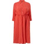Røde Tommy Hilfiger Sommer Plus size langærmede kjoler i Bomuld Med 3/4 ærmer Størrelse 3 XL til Damer på udsalg 
