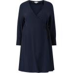 Blå Midi Tommy Hilfiger Plus size langærmede kjoler Med lange ærmer Størrelse 3 XL til Damer 