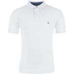 Hvide Tommy Hilfiger Kortærmede polo shirts med korte ærmer Størrelse XXL på udsalg 