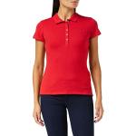 Røde Casual Tommy Hilfiger Kortærmede polo shirts i Bomuld med korte ærmer Størrelse XL til Damer på udsalg 
