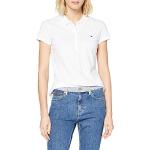 Hvide Casual Tommy Hilfiger Kortærmede polo shirts i Bomuld med korte ærmer Størrelse XL til Damer på udsalg 
