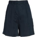 Midnatsblå Tommy Hilfiger Bermuda shorts i Lyocell Størrelse XL til Damer 
