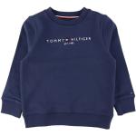 Blå Tommy Hilfiger Essentials Økologiske Sweatshirts til børn i Bomuld Størrelse 98 