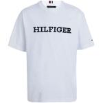 Hvide Tommy Hilfiger Kortærmede t-shirts i Jersey med rund udskæring med korte ærmer Størrelse XL til Herrer på udsalg 