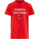 Røde Tommy Hilfiger T-shirts i Bomuld Størrelse 98 til Drenge fra Kids-world.dk 
