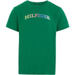 Grønne Tommy Hilfiger T-shirts i Bomuld Størrelse 98 til Piger fra Kids-world.dk på udsalg 