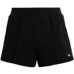 Sorte Tommy Hilfiger Økologiske Bæredygtige Denim shorts i Fleece Størrelse XL til Damer 