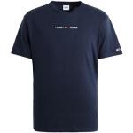 Midnatsblå Tommy Hilfiger Kortærmede t-shirts i Jersey med rund udskæring med korte ærmer Størrelse XL til Herrer 