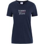 Midnatsblå Tommy Hilfiger Kortærmede t-shirts i Jersey med rund udskæring med korte ærmer Størrelse XL til Damer 