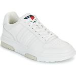 Hvide Tommy Hilfiger Herresneakers i Læder Hælhøjde op til 3 cm Størrelse 45 på udsalg 