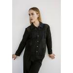 Sorte Sunseeker Langærmede skjorter i Bomuld Med 3/4 ærmer Størrelse XL til Damer 