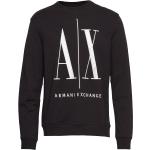 Sorte Armani Exchange Sweatshirts Størrelse XL 