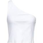 Hvide Topshop Toppe i Jersey One shoulder Størrelse 3 XL til Damer 