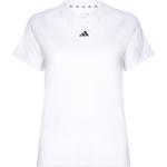 Hvide adidas Performance Essentials T-shirts med rund hals med korte ærmer Størrelse XL 