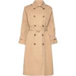 Beige Gant Trench coats Størrelse XL til Damer på udsalg 
