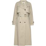 Beige Esprit Casual Trench coats med Bælte Størrelse XL 