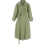 Grønne Hevo Trench coats Størrelse XL til Damer på udsalg 