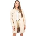 Beige PINKO Trench coats i Kunstlæder Størrelse XL til Damer på udsalg 