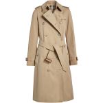 Beige Burberry Trench coats i Bomuld Størrelse XL til Damer på udsalg 