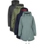 Vandtætte Trespass Parka coats i Polyester Størrelse XL med hætte til Damer på udsalg 