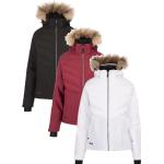 Vandtætte Skijakker i Polyester Størrelse XL med snefang til Damer på udsalg 