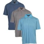 Trespass Kortærmede polo shirts i Polyester med korte ærmer Størrelse 3 XL med Marl til Herrer på udsalg 