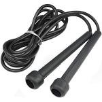 TRIXES Professional Gym Skipping Rope Boxing Jumping Speed Exercise Fitness Plastic Black