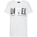 Hvide Diesel T-shirts Størrelse XL 