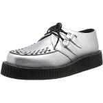 Sorte TUK Creepers Plateau sko i Læder med runde skosnuder Størrelse 37 til Damer 