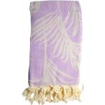 Lilak Badehåndklæder i Bomuld 100x180 