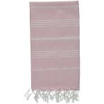 Pinke Badehåndklæder i Bomuld 60x90 