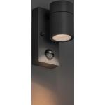 Grå Qazqa Udendørssensorlamper i Rustfrit stål GU10 med Sensor på udsalg 