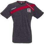 uhlsport FCK T-Shirt Cross Design 15/16, Anthra-Mélange/Chili Red, XL